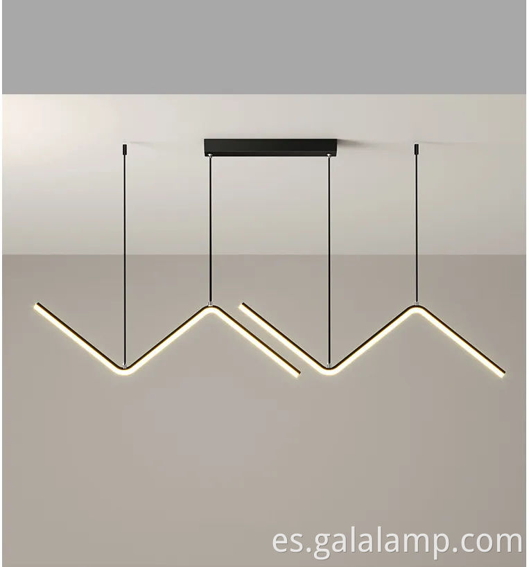 Elegante araña nórdica pequeña para espacios modernos de restaurantes